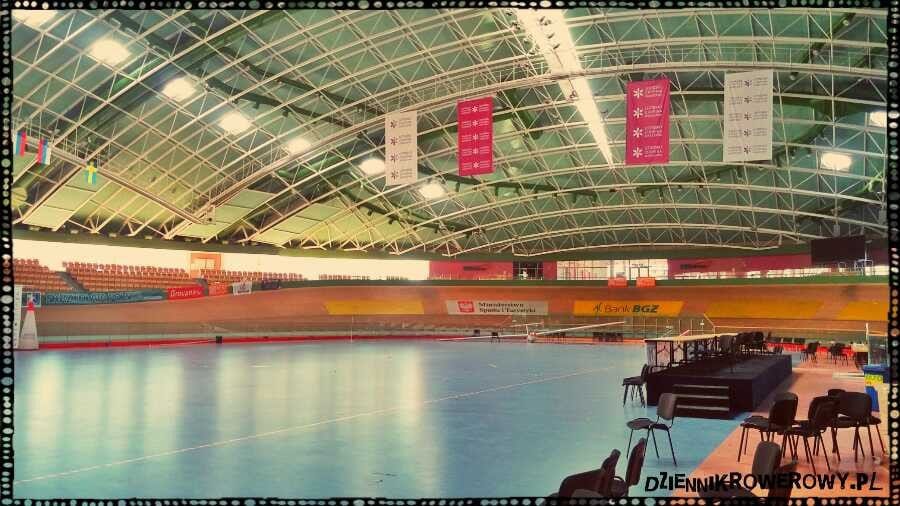 Niedzielna lekcja na torze kolarskim